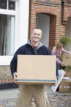Charity-donated furniture and sorted recyclables from a Whitechapel clearance