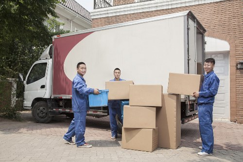 Man with a van team loading items safely in Whitechapel