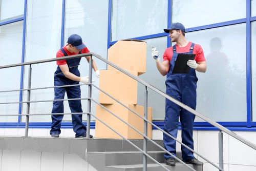 Removal team supporting a home move in Whitechapel