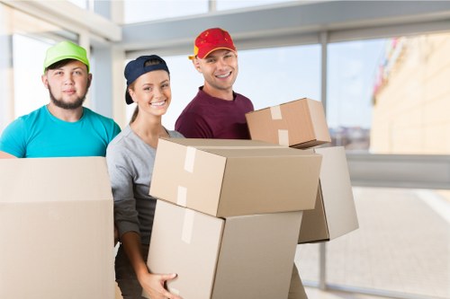 Local removals van service supporting a flat move in Whitechapel
