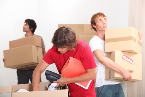 Removal van service supporting a local move in Whitechapel