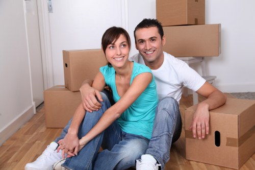 Whitechapel furniture pick-up for flats with narrow access