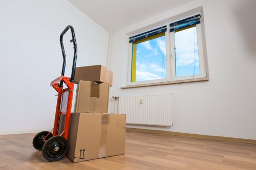 Van loading for a Whitechapel flat or office relocation